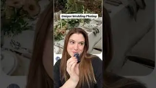 Unique Wedding Plating