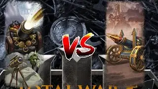 Total War Warhammer 3: 6 Cannon vs 6 Deathrieker Rockets