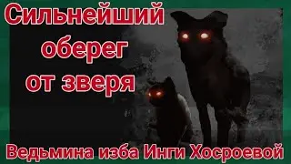 СИЛЬНЕЙШИЙ ОБЕРЕГ ОТ ЗВЕРЯ  ДЛЯ ВСЕХ.  ВЕДЬМИНА ИЗБА. ИНГА ХОСРОЕВА.