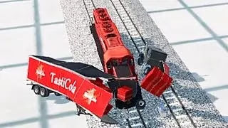 Train Plows Through Semi