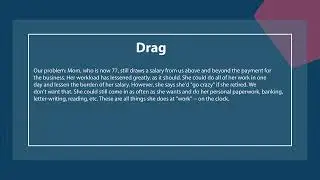 Drag
