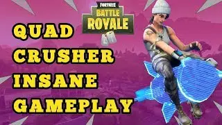 QUAD CRUSHER GAMEPLAY SEASON 7 (Fortnite New Quad Crusher Gameplay) *NEW* 2019