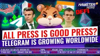 Macron on Durov’s arrest, Telegram goes viral, women say ‘no’ to crypto traders ⚡️ Hamster News