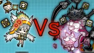 Dancer Battle [ Li'l Valkyrie vs Iz the Dancer ] ( Battle Cats )