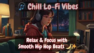 🎧 Chill Lo-Fi Vibes: Relax & Focus with Smooth Hip Hop Beats 🌙✨