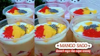 IDE TAKJIL‼️RESEP MANGO SAGO ENAK DAN CREAMY - COCOK BANGET JADI IDE JUALAN RAMADHAN NANTI