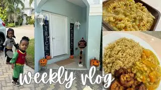 HALLOWEEN WITH MY KIDS| NEW PATIO UPGRADE| HEALTHY PUMPKIN STEW| A BEAUTIFUL CHANDELIER| NEW GARDEN?