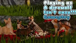 DIREWOLF LIFE IS HARD!!!! PLAYING CENOZOIC SURVIVAL!!!! Gameplay