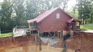 June,9 2020 Updated video of the landslide on Glendale road, Hardin County TN