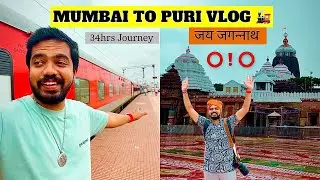 TRAIN JOURNEY TO JAGANNATH PURI |  YATRA 2024 | LTT PURI EXPRESS 🚂 |