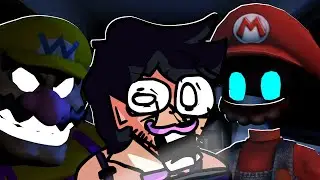 (fnf/fnaf/fangame/Ourple Guy/fnaw) Bite [d side] but is fsaw? (idk)