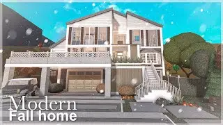 Modern Fall Home🍂 | Bloxburg Build