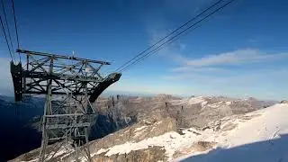 Titlis Rotair Cable Car in Engelberg