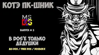 В DOS'е только дедушки | Котэ-ПКшник #03 | Tutorial / MS-DOS / FreeDOS / DOSBoxX | DOS для блондинок