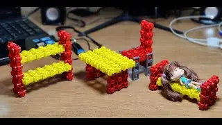 Мебель для куклы из конструктора Фанкластик