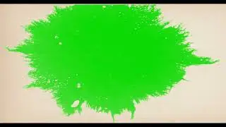 ink splash green screen free 4k video