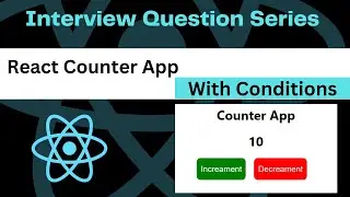 How to Create a simple Counter App in React JS using Hook | counter app in react #5