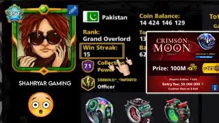 15 ws in Crimson Moon 100M Table - 8 ball pool