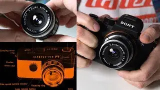 Adapting Olympus Pen-F Half-Frame Lenses to your Digital Camera
