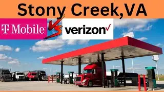 Verizon versus T-Mobile | Stoney Creek,VA - I-95 Truckers Rest Stop