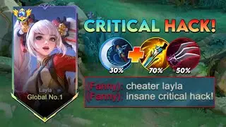 WHEN GLOBAL LAYLA ABUSE THIS NEW CRITICAL HACK BUILD IN RANKED GAME!🔥 - Mobile Legends