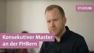 Konsekutiver Master an der PHBern: Porträt Martin Caduff | Studium