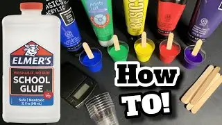 HOW TO make School Glue Medium (Recipe Included) Fluid Art with JMoPainting