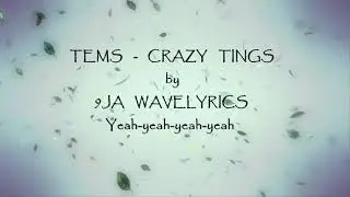 Tems - Crazy Tings (Lyrics Video)