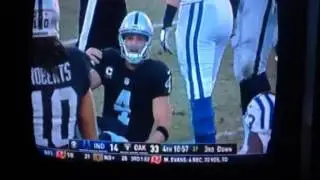 Derek Carr Cries After Broken Leg NFL 2016