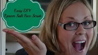Easy DIY Epsom Salt Face Scrub