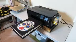 Epson P600 Nikko DTG Printing On Dark T-Shirt