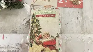 4x6 Christmas Journal #christmasjournal #decemberdaily #junkjournal