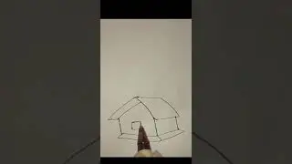 How to draw a Hut House step by step ll Technical video info