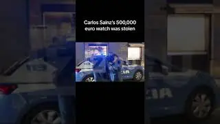 Carlos Sainz's Watch stolen (Full Video)