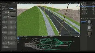 Roadway Design with Blender Geometry Nodes