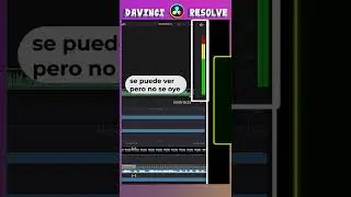 Solucionar problemas de sonido | DaVinci Resolve (#shorts)