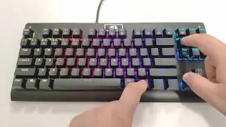 Redragon Dark Avenger - All RGB Effects and Typing Sound