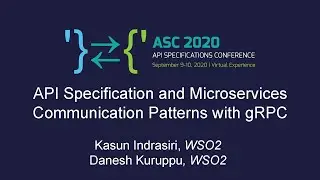 API specification and Microservices Communication Patterns with gRPC