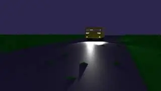 3d moving bus