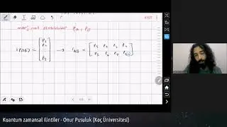 17. Fizik Haftası: Kuantum zamansal ilintiler (Onur Pusuluk)