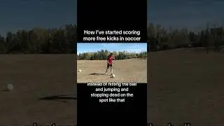 How I’ve started scoring more free kicks in soccer ⚽️ #soccer #soccerskills #football