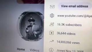 Milestone! Apefather reaches over 14,800,000 views and 36,644 videos uploaded on YouTube! #amc #djt