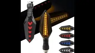 2pcs Direccionales Led Moto De Motocicleta Intermitentes Luz