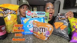 TRYING ALL THE NEW SNACKS WE COULD FIND AT OUR LOCAL GROCERY STORE!