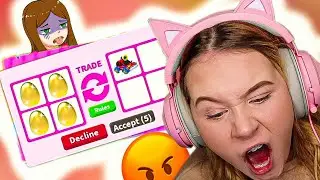 Trading In ALPHABETICAL Order Challenge In Adopt Me!! Roblox Adopt Me