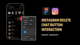 Create Instagram Delete/Mute Button Interaction in Figma