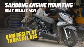 PASANG/SAMBUNG PLAT ENGINE MOUNTING BEAT DELUXE