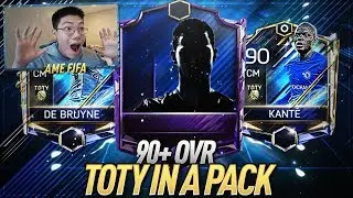 FIFA Mobile 18 S2 90+ TOTY MASTER IN A PACK!! HUGE TEAM OF THE YEAR PACK OPENING