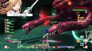 SWORD ART ONLINE Re: Hollow Fragment 76th floor Boss