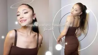 simple & aesthetic transition ideas for edits | after effects